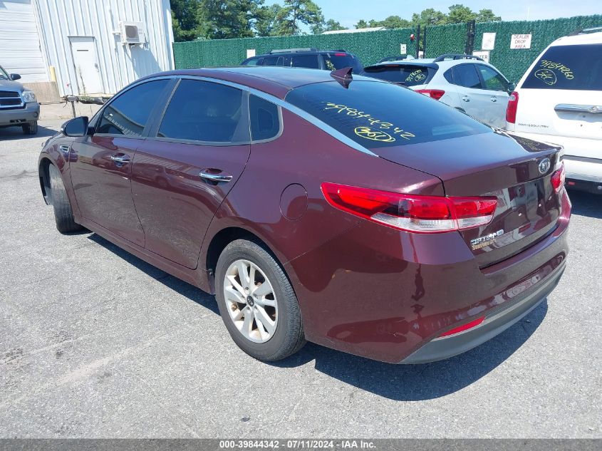 2017 Kia Optima Lx VIN: 5XXGT4L34HG174232 Lot: 39844342