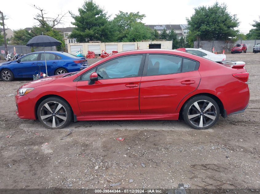 2019 Subaru Impreza 2.0I Sport VIN: 4S3GKAJ67K1625154 Lot: 39844344