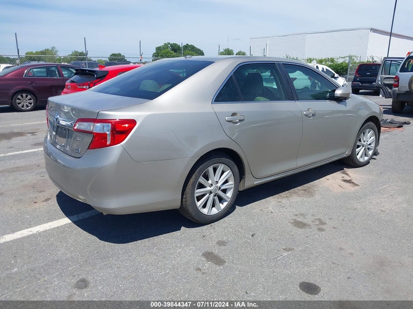 2014 TOYOTA CAMRY HYBRID XLE - 4T1BD1FK5EU110999