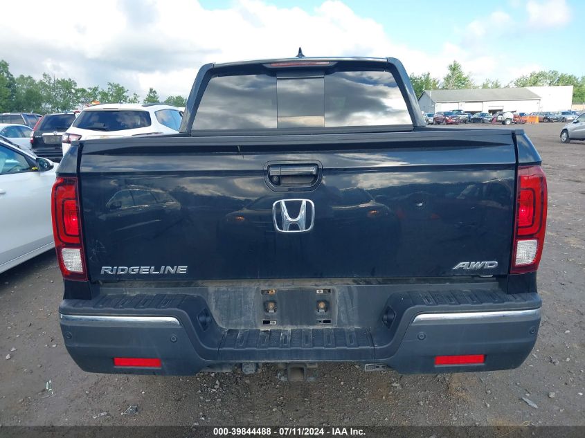 2019 Honda Ridgeline Rtl-E VIN: 5FPYK3F70KB017637 Lot: 39844488