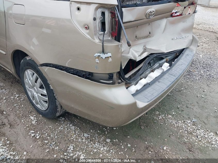 2005 Toyota Sienna Le VIN: 5TDZA23C75S375300 Lot: 39844500