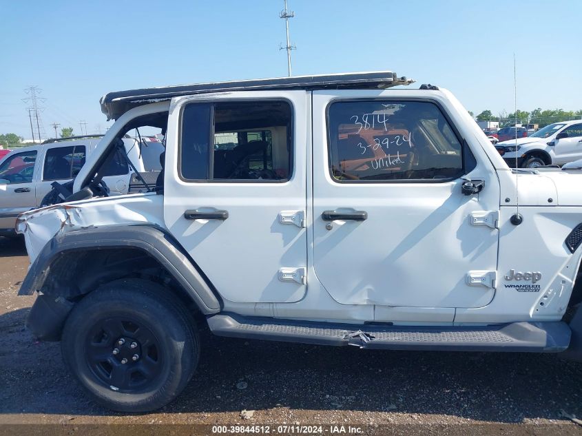 2019 Jeep Wrangler Unlimited Sport 4X4 VIN: 1C4HJXDG6KW511633 Lot: 39844512