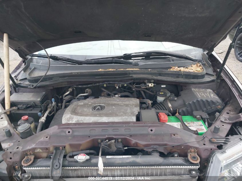 2010 Acura Mdx VIN: 2HNYD2H23AH529121 Lot: 39844519