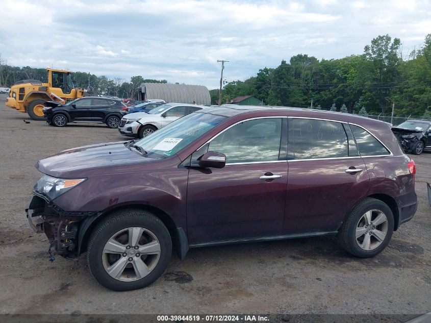 2010 Acura Mdx VIN: 2HNYD2H23AH529121 Lot: 39844519