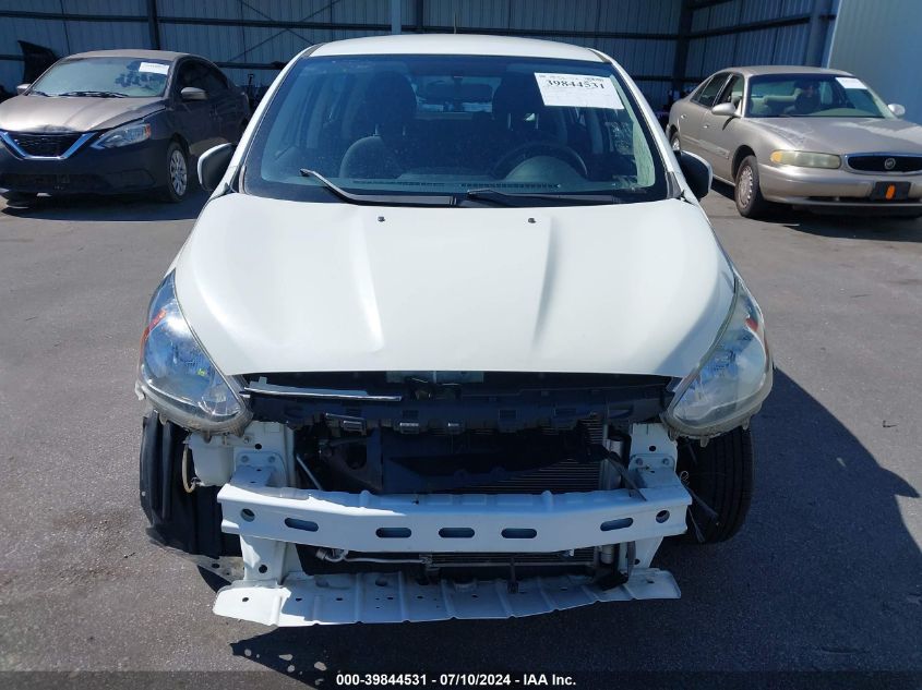 2019 Mitsubishi Mirage Es VIN: ML32A3HJ1KH004876 Lot: 39844531