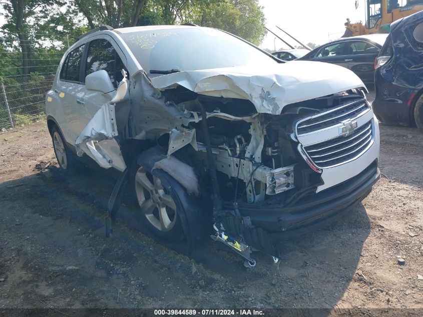 2016 Chevrolet Trax Ltz VIN: 3GNCJMSBXGL189504 Lot: 39844589