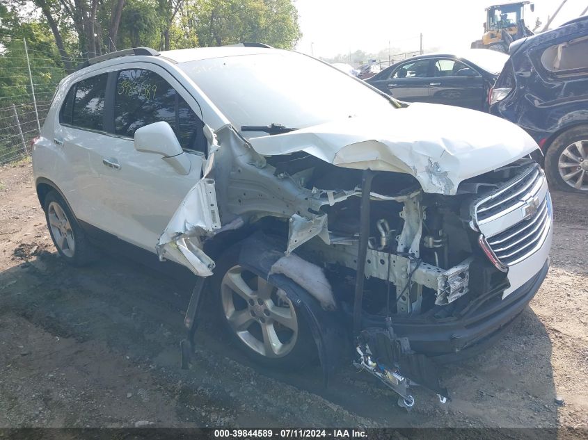 2016 Chevrolet Trax Ltz VIN: 3GNCJMSBXGL189504 Lot: 39844589
