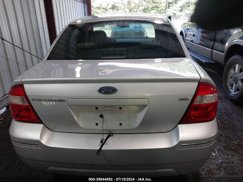 2005 Ford Five Hundred Sel VIN: 1FAFP24125G122187 Lot: 39844592