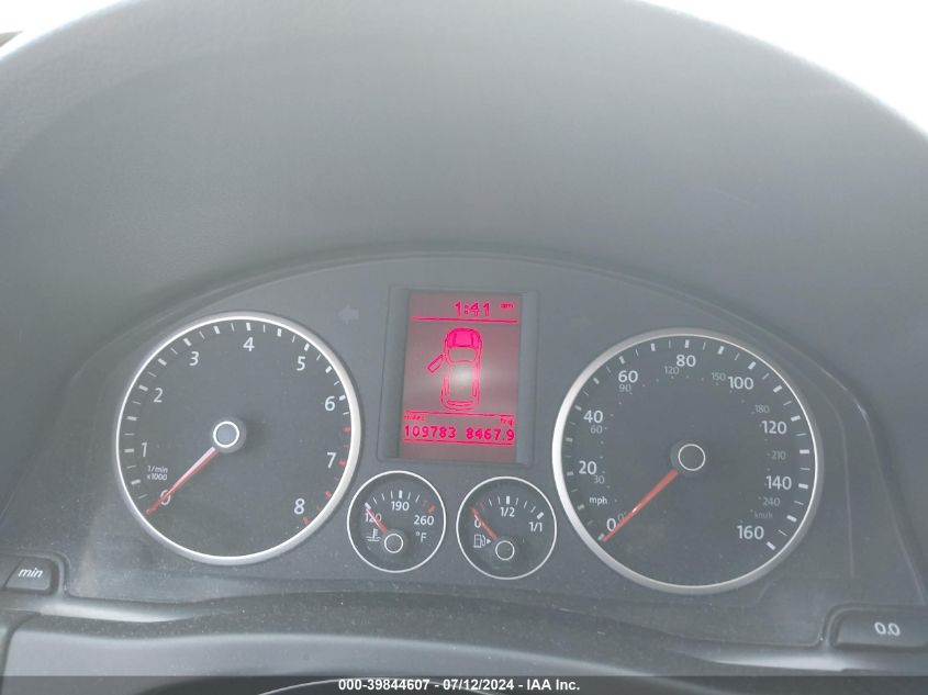 2009 Volkswagen Tiguan Se VIN: WVGBV75N09W524858 Lot: 39844607