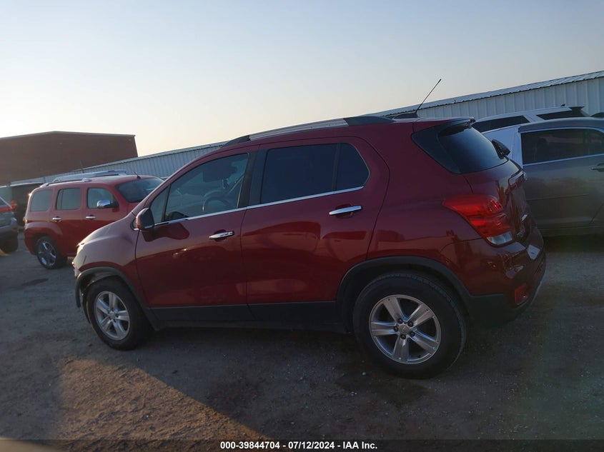 VIN 3GNCJLSB4KL120309 2019 CHEVROLET TRAX LT