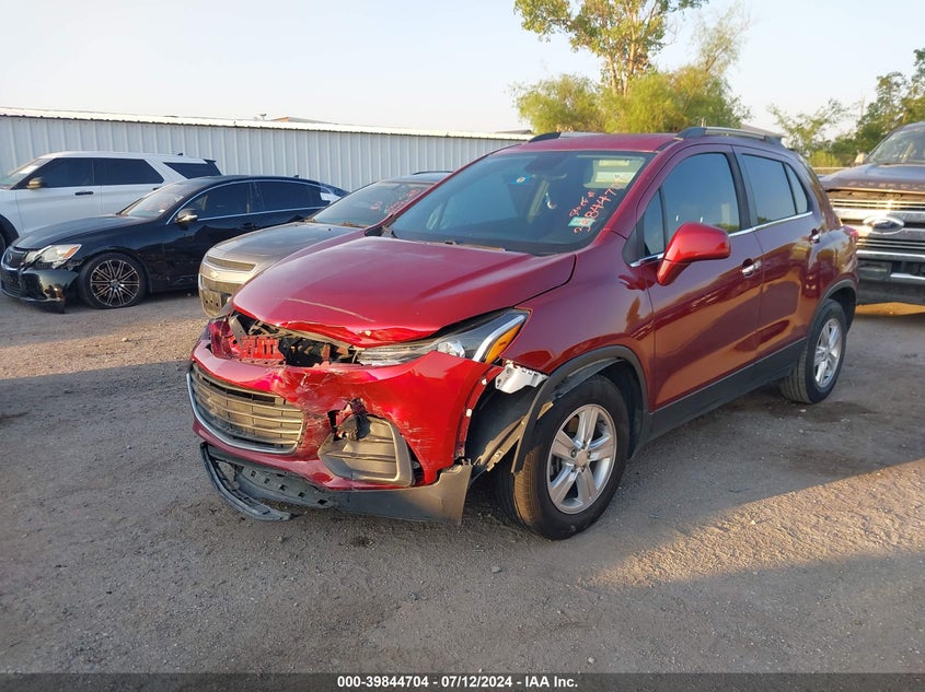 VIN 3GNCJLSB4KL120309 2019 CHEVROLET TRAX LT