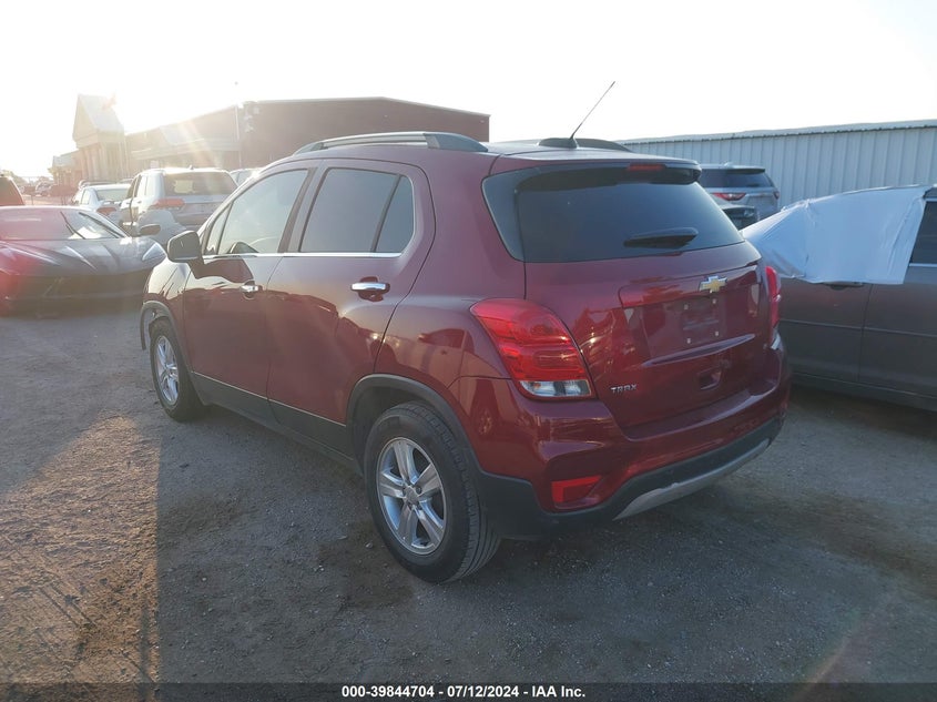 VIN 3GNCJLSB4KL120309 2019 CHEVROLET TRAX LT