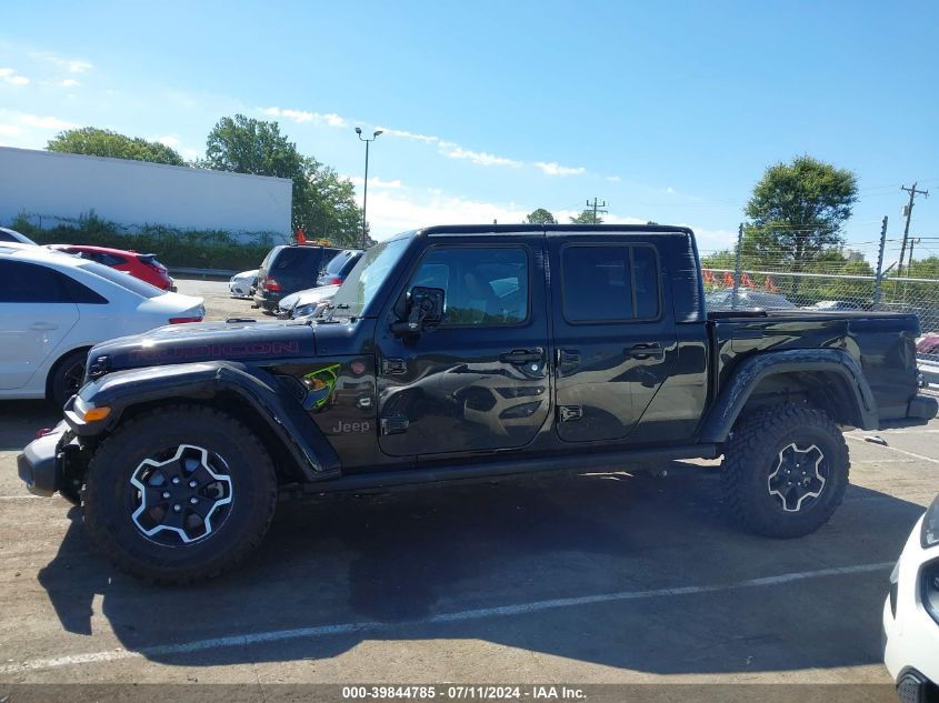 2022 Jeep Gladiator Rubicon 4X4 VIN: 1C6JJTBG2NL154350 Lot: 39844785