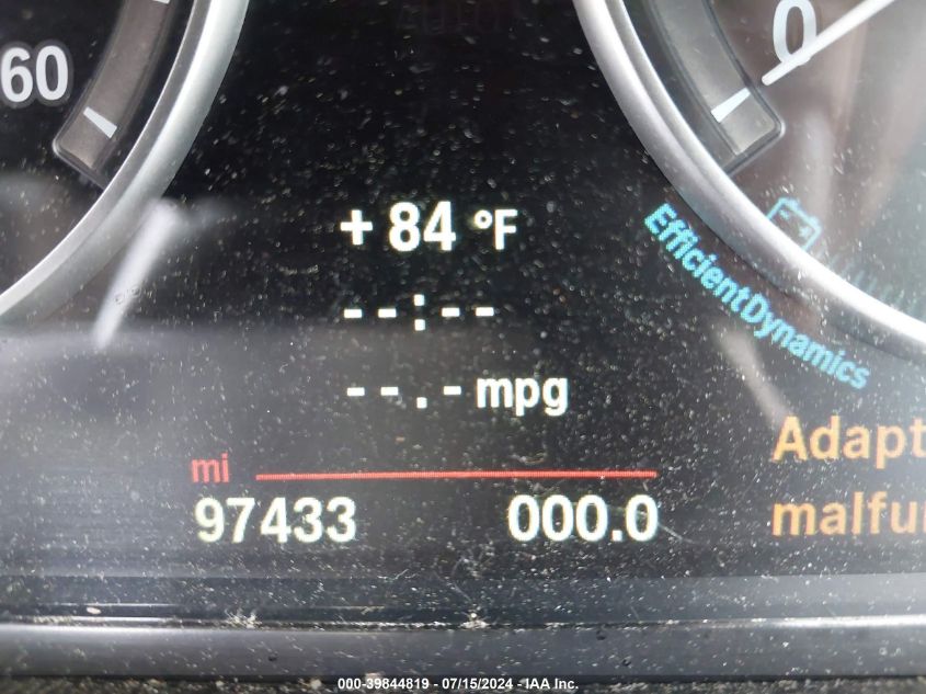 2014 BMW 535I xDrive VIN: WBA5B3C54ED537797 Lot: 39844819