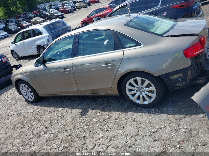 2011 Audi A4 2.0T Premium VIN: WAUFFAFL7BN014027 Lot: 39844847