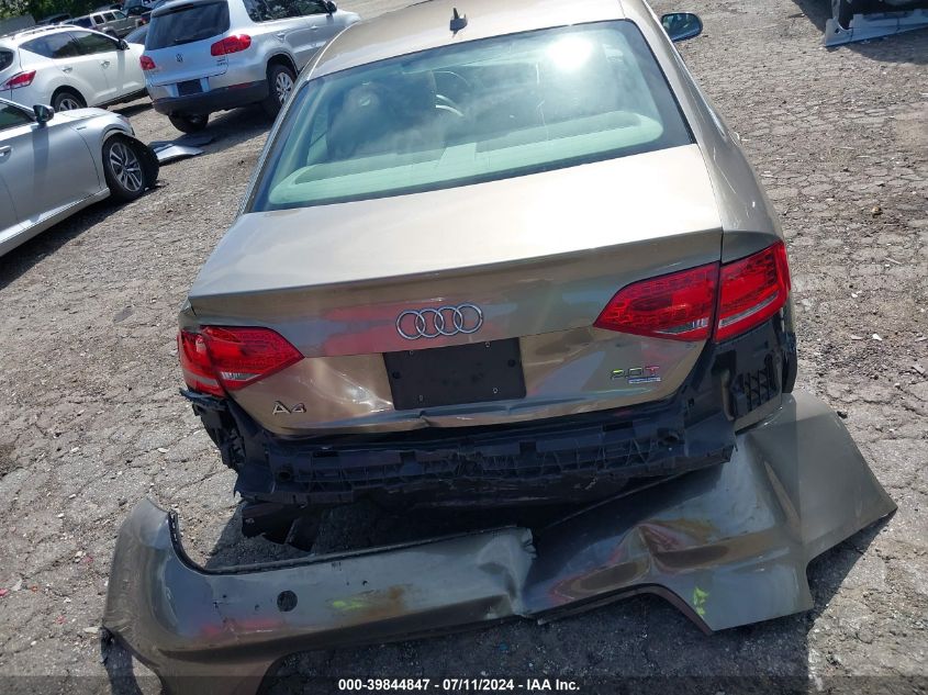 2011 Audi A4 2.0T Premium VIN: WAUFFAFL7BN014027 Lot: 39844847