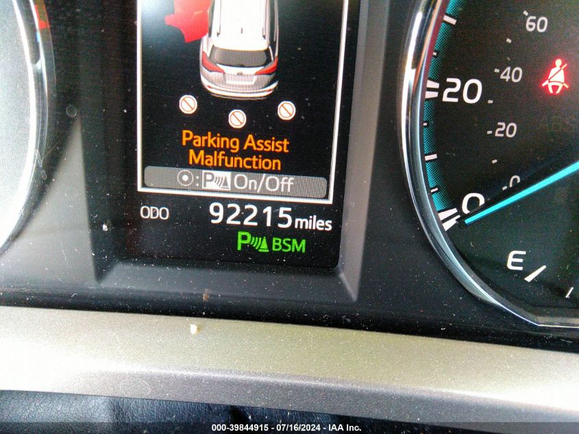 2017 Toyota Rav4 Hybrid Xle VIN: JTMRJREV7HD073822 Lot: 39844915