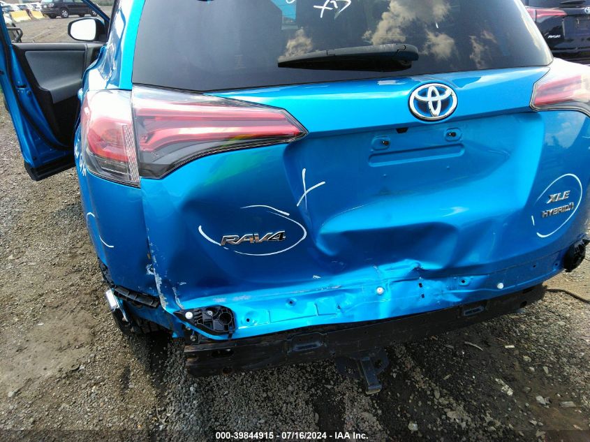 2017 Toyota Rav4 Hybrid Xle VIN: JTMRJREV7HD073822 Lot: 39844915