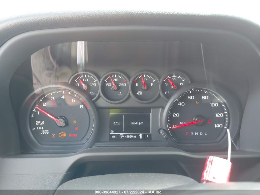 2022 Chevrolet Silverado 1500 Custom VIN: 3GCPDBEK9NG596155 Lot: 39844927