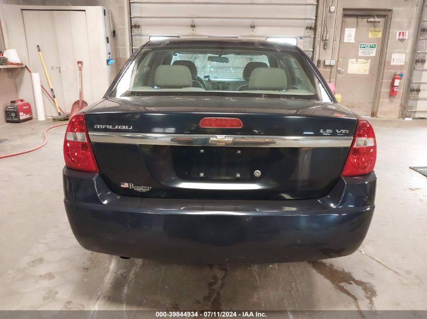 2006 Chevrolet Malibu Ls VIN: 1G1ZS51826F190367 Lot: 39844934