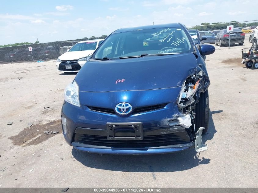 2015 Toyota Prius Three VIN: JTDKN3DU9F0479603 Lot: 39844936