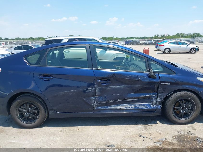 2015 Toyota Prius Three VIN: JTDKN3DU9F0479603 Lot: 39844936