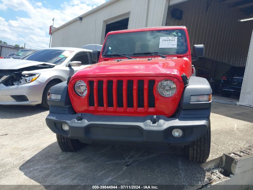 2022 Jeep Wrangler Sport S 4X4 VIN: 1C4HJXAG2NW250090 Lot: 39844944