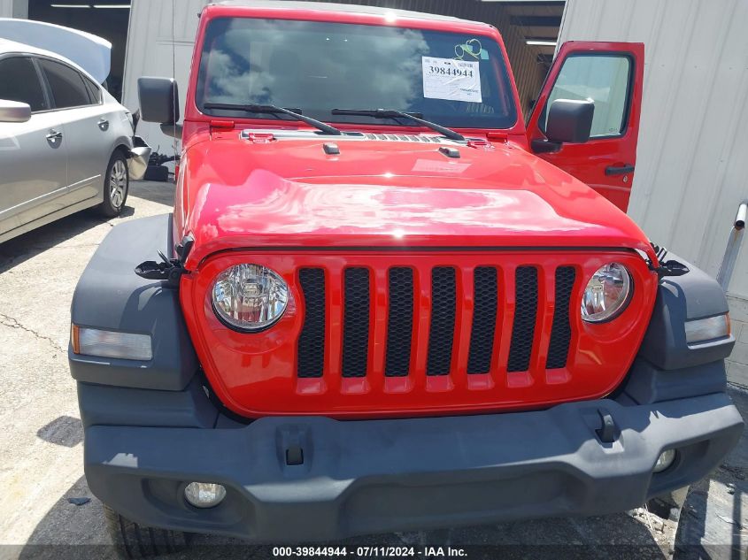 2022 Jeep Wrangler Sport S 4X4 VIN: 1C4HJXAG2NW250090 Lot: 39844944