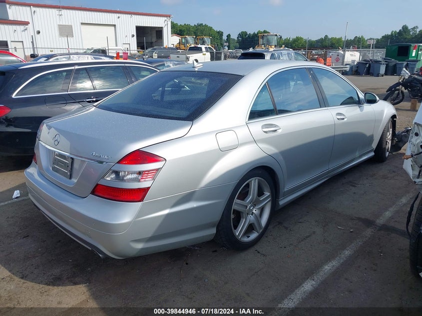 2009 Mercedes-Benz S 550 4Matic VIN: WDDNG86X49A256174 Lot: 39844946
