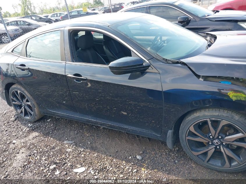 2019 Honda Civic Sport VIN: 2HGFC2F80KH596348 Lot: 39844962