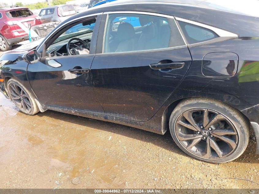 2019 Honda Civic Sport VIN: 2HGFC2F80KH596348 Lot: 39844962