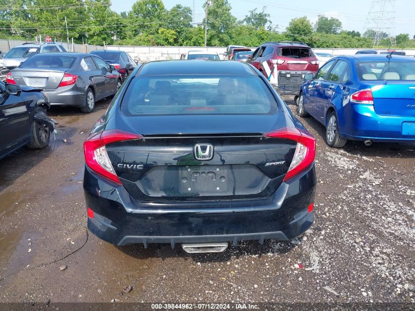 2019 Honda Civic Sport VIN: 2HGFC2F80KH596348 Lot: 39844962