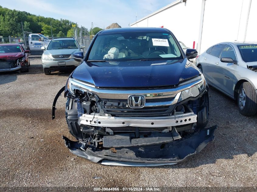2019 Honda Pilot Exl VIN: 5FNYF6H51KB096035 Lot: 39844966