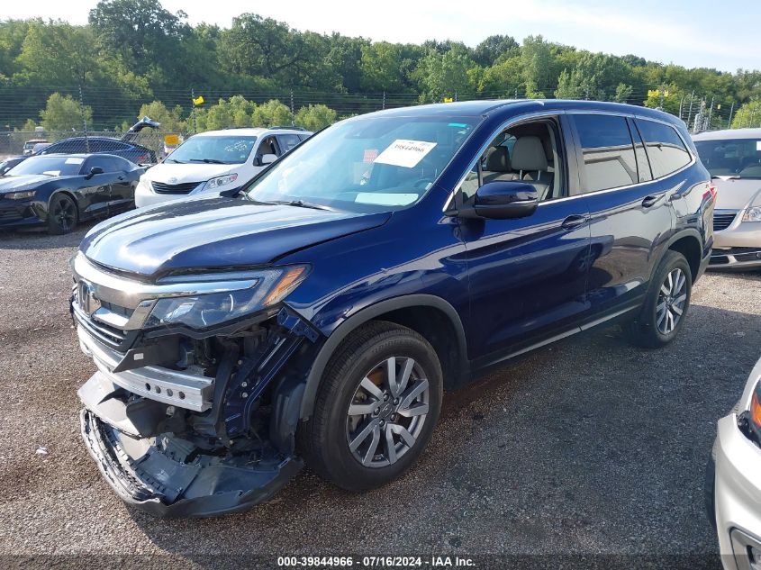 2019 Honda Pilot Exl VIN: 5FNYF6H51KB096035 Lot: 39844966