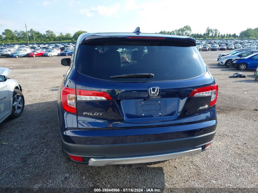 2019 Honda Pilot Exl VIN: 5FNYF6H51KB096035 Lot: 39844966
