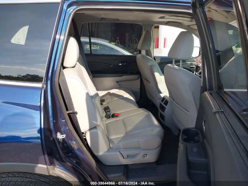 2019 Honda Pilot Exl VIN: 5FNYF6H51KB096035 Lot: 39844966