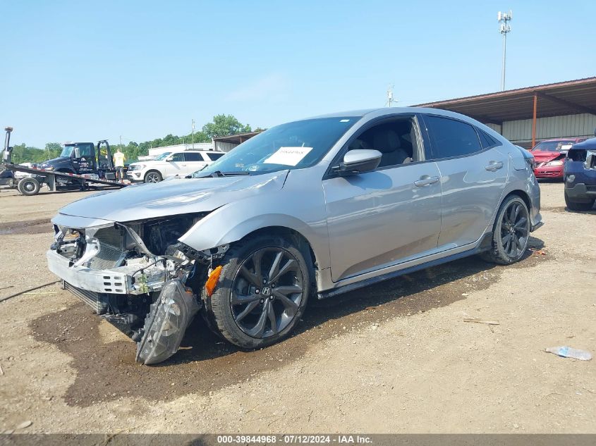 2018 Honda Civic Sport VIN: SHHFK7H41JU232435 Lot: 39844968