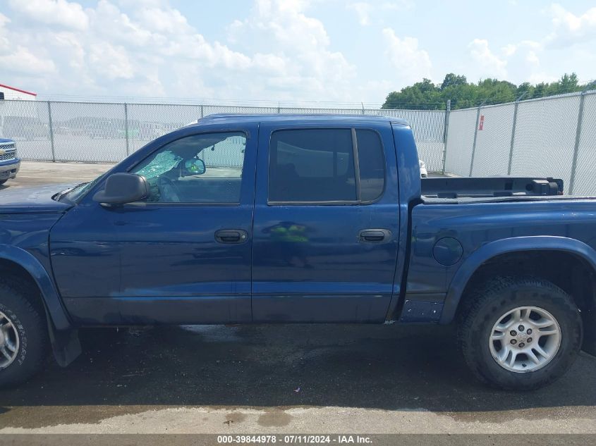 2003 Dodge Dakota Sport/Sxt VIN: 1D7HG38N03S106415 Lot: 39844978