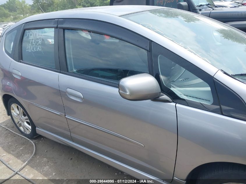 2009 Honda Fit Sport VIN: JHMGE88459S013784 Lot: 39844995