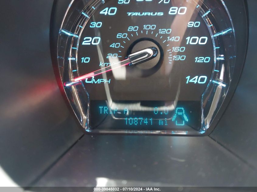 2010 Ford Taurus Sho VIN: 1FAHP2KTXAG131470 Lot: 39845032