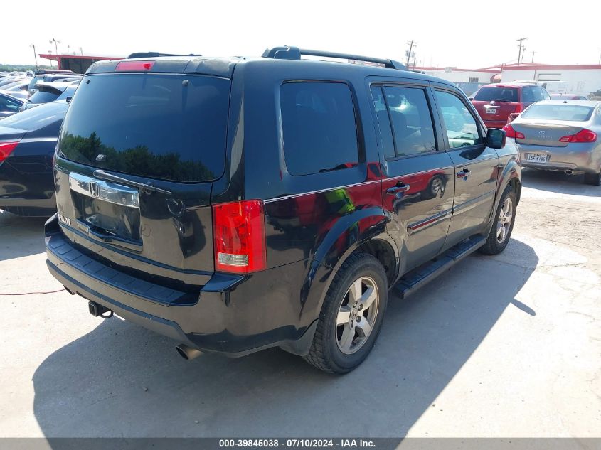 2011 Honda Pilot Ex-L VIN: 5FNYF3H54BB040525 Lot: 39845038