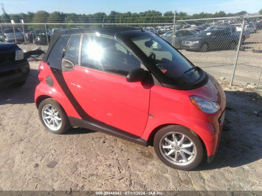 2009 Smart Fortwo Brabus/Passion VIN: WMEEK31X89K272635 Lot: 39845042