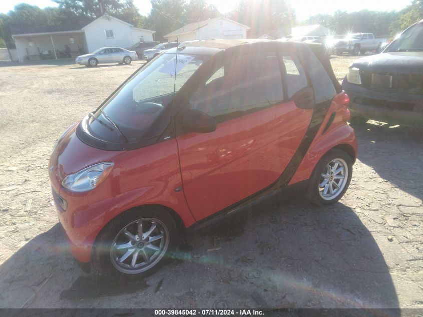 2009 Smart Fortwo Brabus/Passion VIN: WMEEK31X89K272635 Lot: 39845042