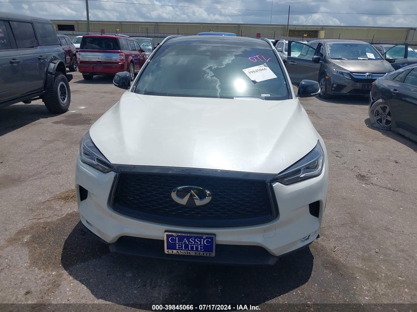 VIN 3PCAJ5BA7NF118849 2022 INFINITI QX50 LUXE