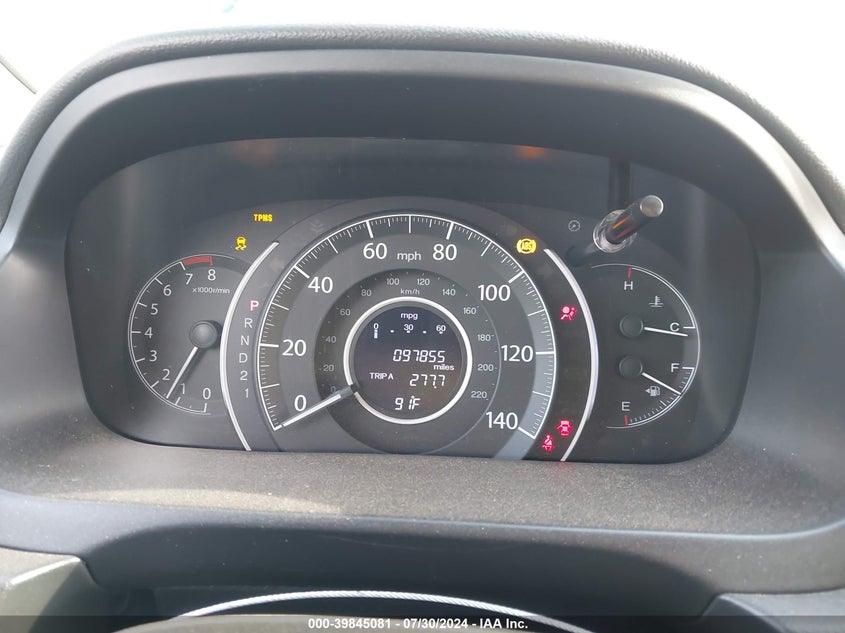 2013 Honda Cr-V Ex VIN: 2HKRM3H51DH504353 Lot: 39845081