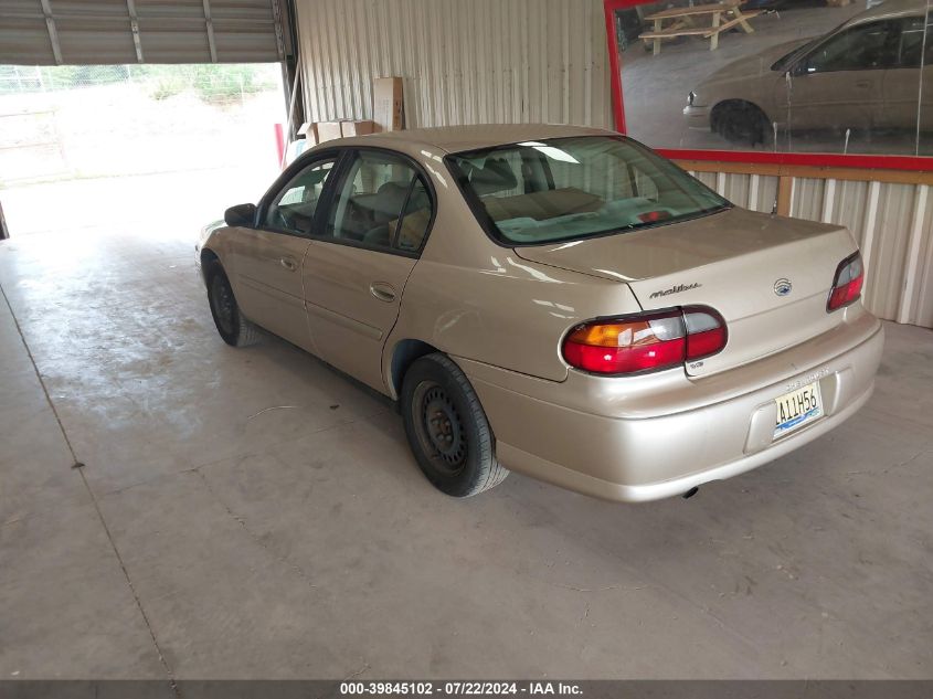 2001 Chevrolet Malibu VIN: 1G1ND52J816118334 Lot: 39845102