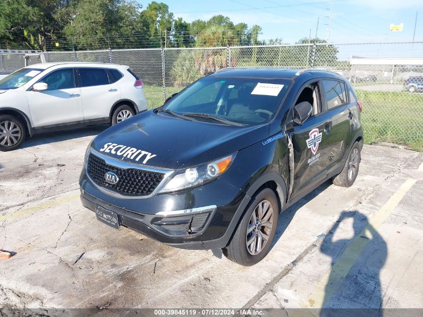 2015 Kia Sportage Lx VIN: KNDPB3AC2F7675187 Lot: 39845119