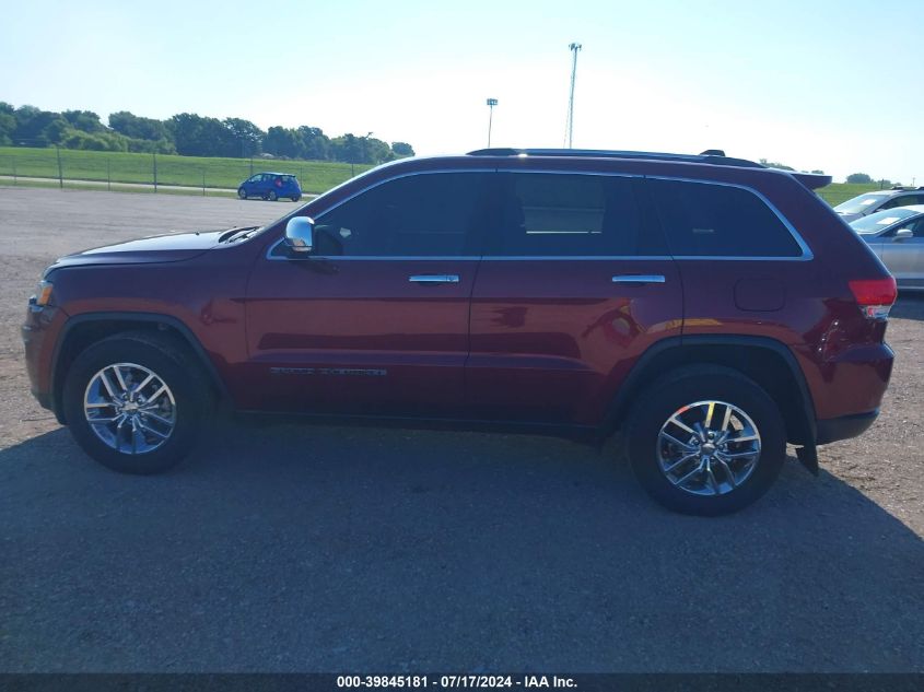 2018 Jeep Grand Cherokee Limited 4X4 VIN: 1C4RJFBG3JC308152 Lot: 39845181