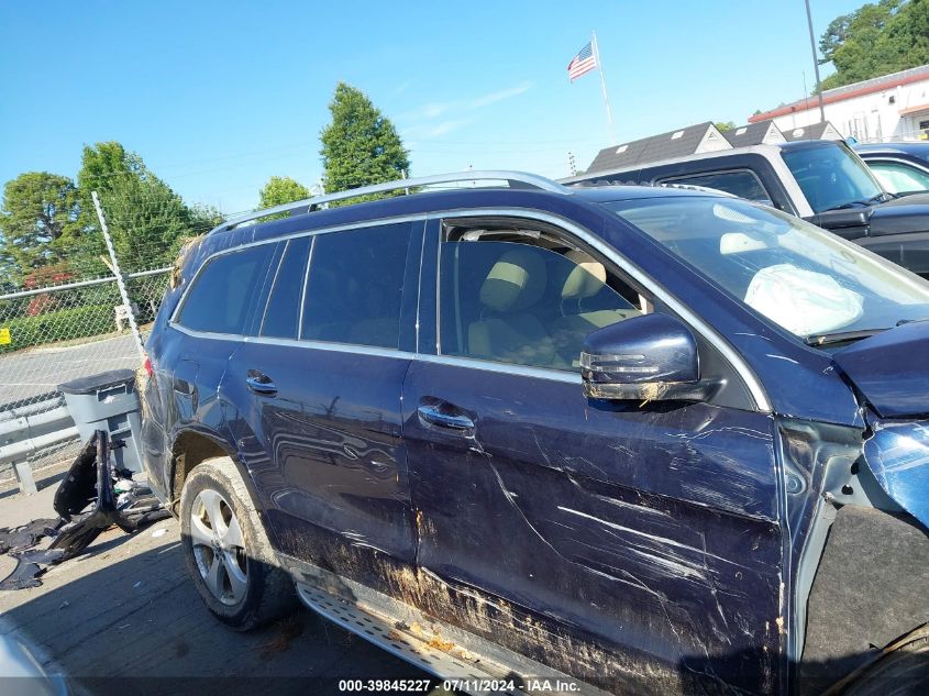 2017 Mercedes-Benz Gls 450 4Matic VIN: 4JGDF6EE7HA964376 Lot: 39845227