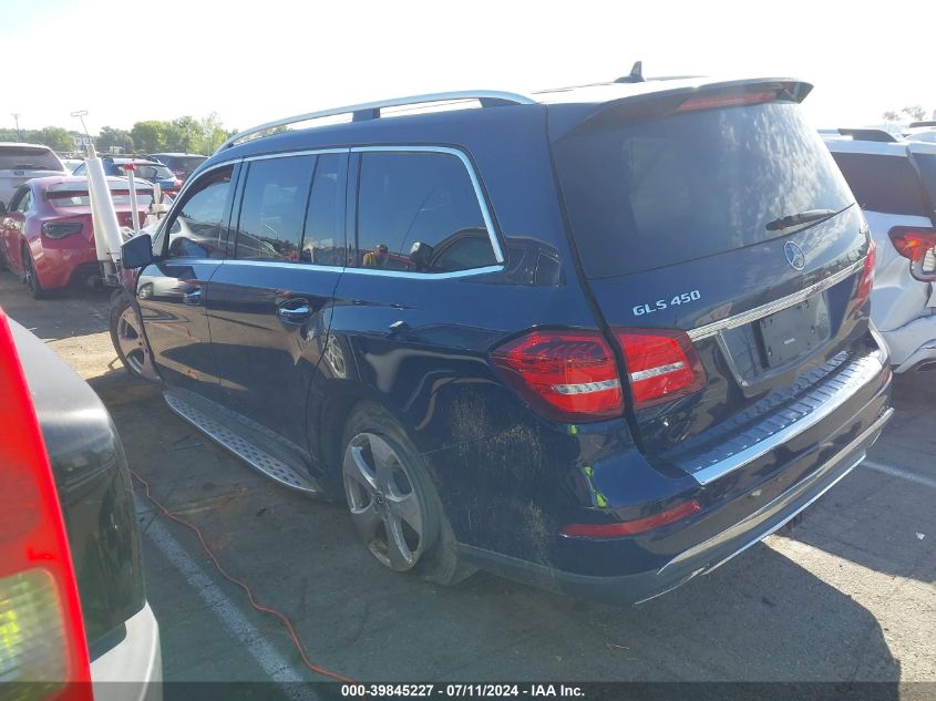 2017 Mercedes-Benz Gls 450 4Matic VIN: 4JGDF6EE7HA964376 Lot: 39845227